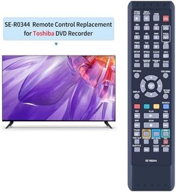 Resim SE-R0344 Uzaktan Kumanda Toshiba HDD DVD Recorder RD-XV59DT RD-XV60KB RDXV59DT RDXV59DTKB2 RD-XV59DT-K-TB RDXV60KB için Yedek Uzaktan Kumanda 