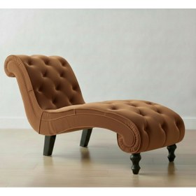 Resim Ebrar Home Design Lüks Kadife Kapitoni Uzanma Koltuğu - Modern Josephine Köşe Koltuk 