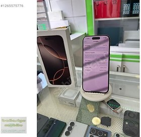 Resim Apple iPhone 16 Pro İkinci El YD | 128 GB | Çöl Titanyum 