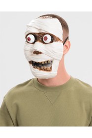 Resim Mustran Sallanan Yaylı Oynar Gözlü Mumya Maskesi 