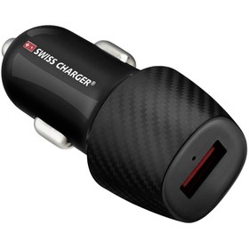 Resim Swiss Charger 18W Usb Araç İçi Hızlı Şarj - Çakmaklık Şarj-SCH-50026 