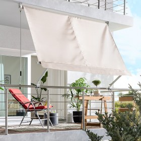 Resim Sunfun Balkon Tentesi Bej 245x245 cm 