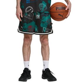 Resim Puma The Atw Dylan Aop 7" Short Erkek Şort Ve Kapri Siyah 