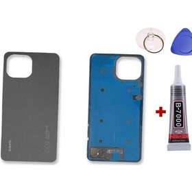 Resim Xiaomi Mi 11 Lite Siyah Arka Kapak Batarya Kapağı Pil Kapağı Yapışkan Ve Sökme Aparatıyla Beraber Full Set Siyah 