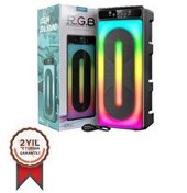 Resim Torima GTS-1771 USB-TF Taşınabilir RGB Ledli Siyah Bluetooth Hoparlör 