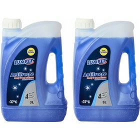 Resim Lumpet Mavi Antifriz 3 Litre -37 Derece 2'li Set Toplam 6l - Pas Ve Korozyon Önleyici 