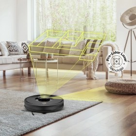 Resim Karaca Vantuz Off-Road RS007 2 in 1 Mop And Vacuum Konuşan Robot Süpürge 