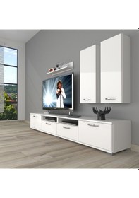 Resim Decoraktiv Eko 5200d Slm Tv Ünitesi Tv Sehpası Beyaz 
