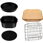 Resim Mirror32 Gowise Cozyna ve 8 Inç Hava Fritöz Aksesuarları, Fırın Ocakları Için Tüm Airfryer 5.3qt - 5.8qt'ye Uygun (Yurt Dışından) 
