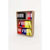 Resim 3G Tasarım Modüler Ofis Dolabı Evrak Dolabı Kitaplık 3G-006-AD-A.ÇAM/90x35x130h 