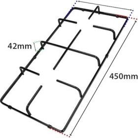 Resim Lidyahan Store Kumtel &amp; Luxell Ocak Izgarası 2 Adet - 45 x 22.5 cm 