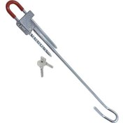 Resim Oto Emniyet Kilidi Anahtarlı Pedal + Direksiyon Kilitleyici 60 Cm 