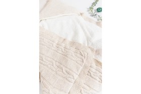 Resim Babymod Ayıcık Figürlü Peluş Welsoft Kundak Bebek Battaniye 