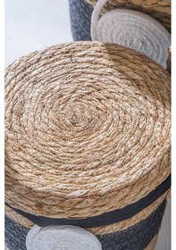 Resim Acar Noa Hasır 5 Li Çok Amaçlı Sepet Seti Renkli 