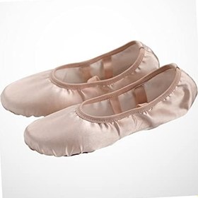 Resim SHERCHPRY Yumuşak Tabanlı Bale Ayakkabısı Musluk Ayakkabı Bale Ayakkabıları Tam Taban Bayan Dansı Düz Ayakkabı Kadın Bale Dans Ayakkabısı Pantuflas Para Niños Dans Ayakkabıları 