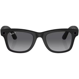 Resim RAY-BAN META WAYFARER AKILLI GÖZLÜK MAT SİYAH POLAR GRADIENT GRAPHITE 