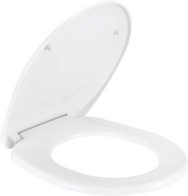 Resim Plastik Standart Klozet Kapağı Beyaz 