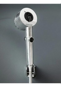 Resim Masajlı Çok Fonksiyonlu Ayarlanabilir Duş Başlığı El Duşu 3 Modlu Ayarlanabilir Duş Başlığı,masajlı 3 Fonksiyonlu El Dus, Handshower Krom Siyah 