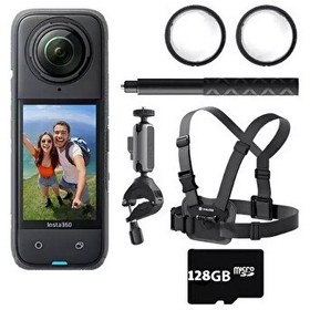 Resim Insta360 X4 128GB Aksiyon Kamerası - Bisiklet Kiti 