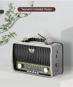 Resim SFL Product Md 1909 Bt Usb/sd/mp3/bluetooth Şarjlı Nostaljik Taşınabilir Radyo 