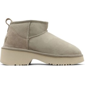 Resim Bueno Shoes Bej Süet Kadın Düz Bot 05AG701 05AG701 