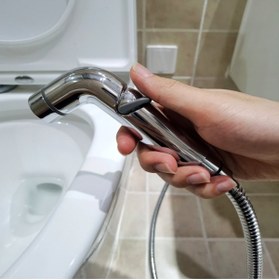 Resim Fause Spiralli Taharetmatik Taharet El Duşu Debi Ayarlı Kts101 