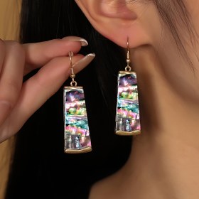 Resim Kadınların Zarif Geometrik Gözyaşı Küpüleri - Modern Minimalist Günlük ve Parti Takıları, Dayanıklı Günlük ve Resmi Etkinlikler, Kadınlar için Tüm Sezonlarda Kullanılabilir Zarif Dangle Küpüleri, Moda Aksesuarları, Sophisticated Tasarım, Yüksek Kaliteli Kaplama, Dekoratif Parça, Moda Severler ve Sevgililer Günü Hediyeleri için - Tüm Sezonlarda Dayanıklı Giyim Aksesuarları 