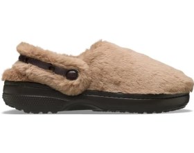 Resim Classic Unfurgettable Clog Milk Chocolate Unisex Peluş Terlik-10854 Kahverengi 