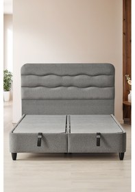 Resim Cennet Yatak Fokus Model Tek Kişilik Baza Başlık Seti Sade Çizgilerle Akıllı Tasarım 2'li Set 120 x 200 