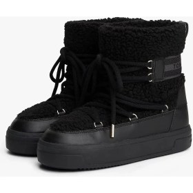 Resim Tommy Hilfiger FAUX SHEARLING SNOWBOOT Siyah Kadın Kar Botu 