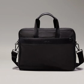 Resim Calvin Klein CK EST. NYLON LAPTOP Erkek Siyah Omuz Çanta 