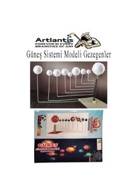 Resim Boyanabilir Güneş Sistemi Modeli 9 Lu 1 Paket Gezegenler Sistemi Strafor Köpük Top Guaj Boya Fırça Seti Maket Deney Okullar İçin Öğretici 