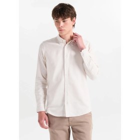 Resim Altınyıldız Classics Beyaz Erkek Düğmeli Tailored Fit Gömlek ACE201262114 