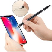 Resim Yue Store 2'den 1 Kapasitif Dokunmatik Ekran Kalem Siyahı (Yurt Dışından) 