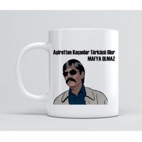 Resim Baskılı Kupa Bardak Pala Aşiretten Kaçanlar Türkücü Olur 