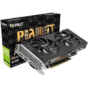 Resim Palit RTX2060 Dual OC 6GB 192Bit GDDR6 Ekran Kartı 