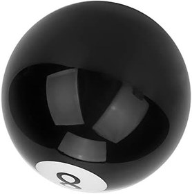 Resim Siyah Bilardo Dişli Vardiyası Düğmesi, Akrilik Otomobil Kolu Kalıplı M8 X 1.25, M10 X 1.25, M10 X 1.5 Vidalı Eklemler Ile Evrensel Otomobiller Için 