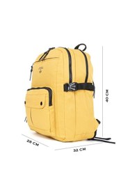 Resim Her Detay Düşünüldü: Çok Gözlü, Astarlı Ve Su Geçirmez Sırt Çantası" Sarı-1361 Sarı 