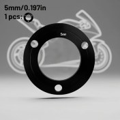 Resim Dream011 7mm 3 Delikli Flanj Contası 5mm Disk Fren Sistemi Cnc Alüminyum Elektrikli Motosiklet 