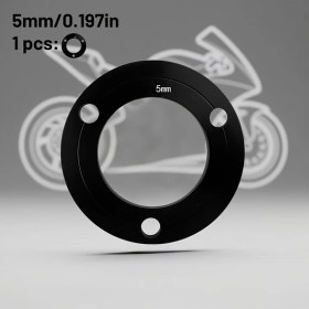 Resim Dream011 7mm 3 Delikli Flanj Contası 5mm Disk Fren Sistemi Cnc Alüminyum Elektrikli Motosiklet 