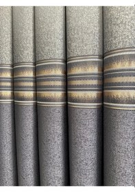 Resim Nivemeshome Ateş Ft614336 V 2540 Antrasit 1/3 Sık Pileli Fon Perde Apm 90x280 