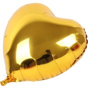 Resim Nessiworld Kalp Balon Folyo Sarı 45 cm 18 inç 