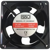 Resim Isiso IF-12030M24V 24VDC Soğutucu Fan 120X120X38MM 