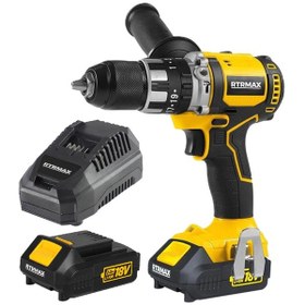 Resim Rtrmax RTX2020 2AH Çift Akülü Vidalama + RTM102 Avuç Taşlama Bez Çanta Hediyeli 