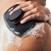 Resim Erkek ve Kadınlar için Vücut Fırçası - Kaymaz Tutuşlu Yumuşak Silikon Yüzeyli, Pil Gerektirmeyen Peeling Aleti - Duş, Banyo, Pedikür - Kolay Durulanabilir Açık Bej Renk - Hassas Bölgeye Nazik - Ergonomik Saplı, Kaydırmaz Tasarım, Dayanıklı Malzeme, Evde Spa İçin Manuel Eksfoliyatör, Şık Banyo Aksesuarı 