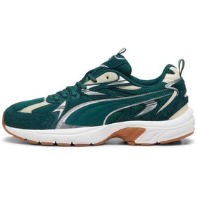 Resim Puma Milenio Tech Suede Haki Kadın Günlük Spor Ayakkabı 