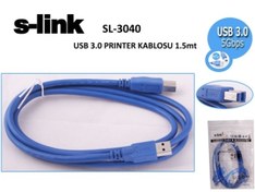 Resim S-LINK SL-3040 Usb 3.0 Yazıcı ve Hdd Kutu 1.5mt Kablo 