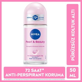 Resim Nivea Kadın Roll-on Deodorant Pearl & Beauty 50 ml - Gratis 