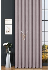 Resim Keten Fon Perde V-4027 Küllü Gri Çok Renkli 