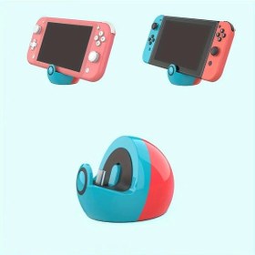 Resim Cloud011 Nintendo Switch Usb C Hızlı Şarj Docku Pembe Mavi Taşınabilir Oyun Istasyonu 